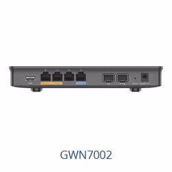 Grandstream Networks GWN7002 Routeur connecté 2.5 Gigabit Ethernet, Gigabit Ethernet Noir - Vue supplémentaire 2