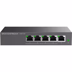 Grandstream Networks GWN7700P commutateur réseau Non-géré Gigabit Ethernet (10/100/1000) Connexion Ethernet, supportant l'alimentation via ce port (PoE) Noir