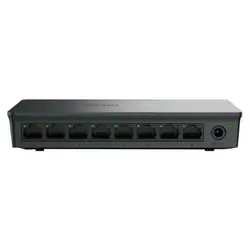 Grandstream Networks Netzwerkkameras Géré L2 Gigabit Ethernet (10/100/1000) Connexion Ethernet, supportant l'alimentation via ce port (PoE) Montage sur le bureau ou sur le mur Noir