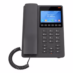 Grandstream Networks GHP631 téléphone fixe Noir 2 lignes LCD Wifi - Vue supplémentaire 2