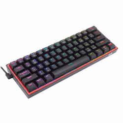 REDRAGON FIZZ PRO K616-RGB B clavier Jouer USB + RF Wireless + Bluetooth QWERTY Anglais Noir, Rouge - Vue supplémentaire 5