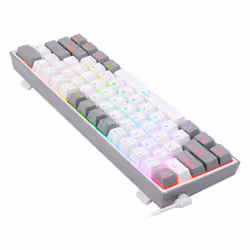REDRAGON K617-RGB Fizz RGB White/Grey clavier USB Noir - Vue supplémentaire 5