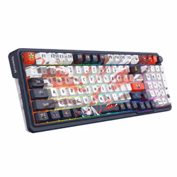 REDRAGON K686AK-RGB-PRO EISA clavier FR sans fil +USB Marine, Blanc - Vue supplémentaire 7