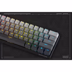 REDRAGON K617GGB-RGB-M FIZZ clavier USB Noir - Vue supplémentaire 4