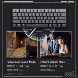 REDRAGON K617GGB-RGB-M FIZZ clavier USB Noir - Vue supplémentaire 6