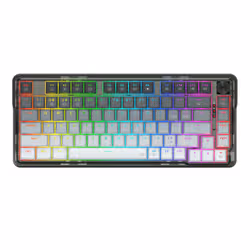 REDRAGON K673GG-RGB-PRO Ucal Pro clavier USB + RF Wireless + Bluetooth Noir, Gris - Vue supplémentaire 2