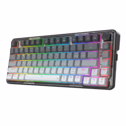 REDRAGON K673GG-RGB-PRO Ucal Pro clavier USB + RF Wireless + Bluetooth Noir, Gris - Vue supplémentaire 5
