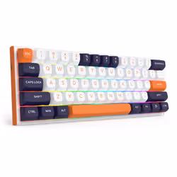 REDRAGON K683WBO-RGB-M clavier USB Blanc, Noir - Vue supplémentaire 4