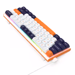 REDRAGON K683WBO-RGB-M clavier USB Blanc, Noir - Vue supplémentaire 7