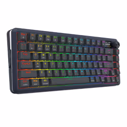 REDRAGON K708-RGB-PRO FLEKACT clavier USB + RF Wireless + Bluetooth Noir - Vue supplémentaire 6