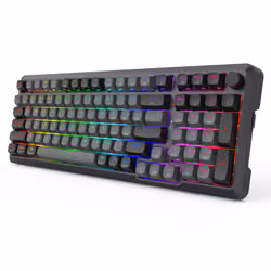 REDRAGON K688GB-RGB-PRO Bragi clavier USB + RF Wireless + Bluetooth Noir - Vue supplémentaire 8