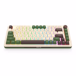 REDRAGON K681CGC-RGB-PRO Cyrus clavier USB + RF Wireless + Bluetooth Blanc, Vert - Vue supplémentaire 2