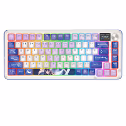 REDRAGON K708AK-RGB-PRO FLEKACT clavier USB + RF Wireless + Bluetooth Blanc - Vue supplémentaire 3