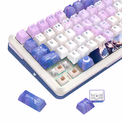 REDRAGON K708AK-RGB-PRO FLEKACT clavier USB + RF Wireless + Bluetooth Blanc - Vue supplémentaire 4