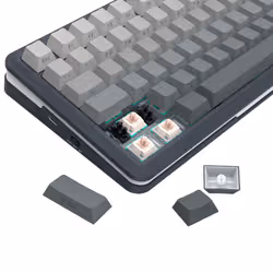 REDRAGON K708GG-RGB-PRO Flekact clavier USB + RF Wireless + Bluetooth Noir, Gris - Vue supplémentaire 5