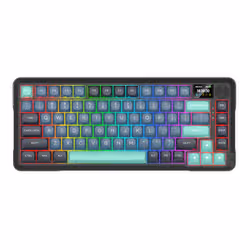 REDRAGON K724GBG-RGB-PRO Behemoth clavier USB + RF Wireless + Bluetooth Gris, Bleu - Vue supplémentaire 5