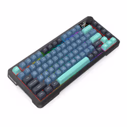 REDRAGON K724GBG-RGB-PRO Behemoth clavier USB + RF Wireless + Bluetooth Gris, Bleu - Vue supplémentaire 6