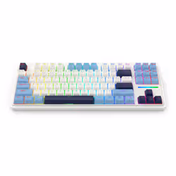 REDRAGON K728WBB-RGB-PRO Antonium Pro clavier USB + RF Wireless + Bluetooth Blanc, Bleu - Vue supplémentaire 4