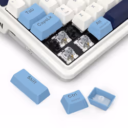 REDRAGON K728WBB-RGB-PRO Antonium Pro clavier USB + RF Wireless + Bluetooth Blanc, Bleu - Vue supplémentaire 7