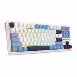 REDRAGON K728WBB-RGB-PRO Antonium Pro clavier USB + RF Wireless + Bluetooth Blanc, Bleu - Vue supplémentaire 8