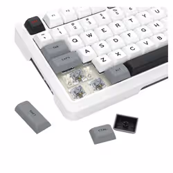 REDRAGON K688WGL-RGB-PRO Bragi Pro clavier USB + RF Wireless + Bluetooth Blanc, Gris - Vue supplémentaire 4