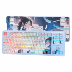 REDRAGON K728AK-RGB-PRO clavier USB + RF Wireless + Bluetooth Couleurs assorties - Vue supplémentaire 6