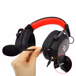 REDRAGON H510 Zeus Casque Avec fil Arceau Jouer Beige, Noir, Rouge - Vue supplémentaire 5