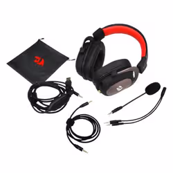 REDRAGON H510 Zeus Casque Avec fil Arceau Jouer Beige, Noir, Rouge - Vue supplémentaire 6