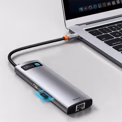 Baseus Metal Gleam USB 3.2 Gen 1 (3.1 Gen 1) Type-C Gris - Vue supplémentaire 8