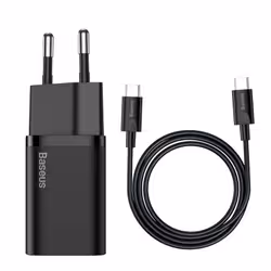 Baseus TZCCSUP-L01 chargeur d'appareils mobiles Smartphone Noir Secteur, USB Charge rapide Intérieure - Vue supplémentaire 3