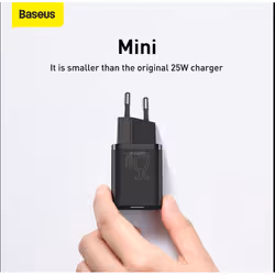 Baseus TZCCSUP-L01 chargeur d'appareils mobiles Smartphone Noir Secteur, USB Charge rapide Intérieure - Vue supplémentaire 5