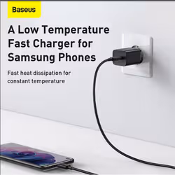 Baseus TZCCSUP-L01 chargeur d'appareils mobiles Smartphone Noir Secteur, USB Charge rapide Intérieure - Vue supplémentaire 6