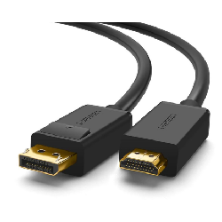 Ugreen 10239 câble vidéo et adaptateur 1,5 m DisplayPort HDMI Noir