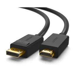 Ugreen 10239 câble vidÊo et adaptateur 1,5 m DisplayPort HDMI Noir