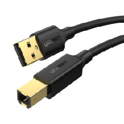 Ugreen 10352 câble USB 3 m USB 2.0 USB A USB B Noir