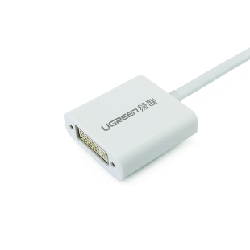 Ugreen 10402 câble vidéo et adaptateur Mini DisplayPort DVI Blanc