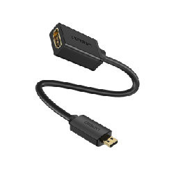 Ugreen 20134 câble HDMI 0,1 m HDMI Type D (Micro) HDMI Type A (Standard) Noir
