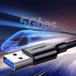 Ugreen 20882 câble USB USB 3.2 Gen 1 (3.1 Gen 1) 1 m USB A USB C 15 W Noir - Vue supplémentaire 8