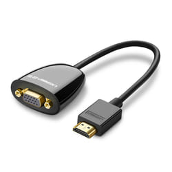 Ugreen 40253 câble vidéo et adaptateur 0,25 m HDMI Type A (Standard) VGA (D-Sub) Noir