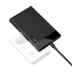Ugreen 50743 Boîtier de disques de stockage Boîtier HDD Noir 2.5&quot;