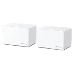 Mercusys Halo H80X (2-pack) Bi-bande (2,4 GHz / 5 GHz) Wi-Fi 6 (802.11ax) Blanc 3 Interne