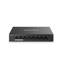 Mercusys MS108GP commutateur réseau Géré Gigabit Ethernet (10/100/1000) Connexion Ethernet, supportant l'alimentation via ce port (PoE) Noir