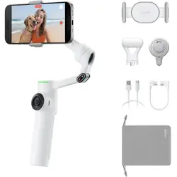 Insta360 Flow 2 Pro Stabilisateur de caméra de smartphone Blanc