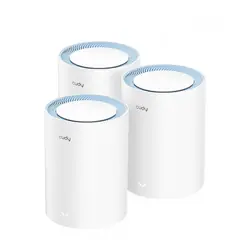 Cudy M1200 3-PACK système Wi-Fi maillé Bi-bande (2,4 GHz / 5 GHz) Wi-Fi 5 (802.11ac) Blanc 1 Interne