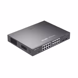 Ruijie Networks RG-ES218GC-P commutateur réseau Géré L2 Gigabit Ethernet (10/100/1000) Connexion Ethernet, supportant l'alimentation via ce port (PoE) Noir - Vue supplémentaire 2