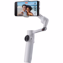 Insta360 Flow 2 AI Tracker Bundle Stabilisateur de caméra de smartphone Gris clair - Vue supplémentaire 2