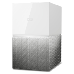 Western Digital My Cloud Home Duo dispositif de stockage cloud personnel 4 To Ethernet/LAN Gris (WDBMUT0040JWT-EESN)