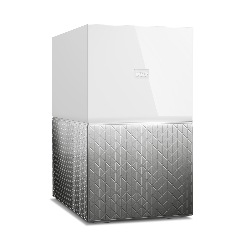 Western Digital My Cloud Home Duo dispositif de stockage cloud personnel 16 To Ethernet/LAN Blanc (WDBMUT0160JWT-EESN)