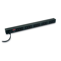 APC RACK PDU BASIC ZERO U 10A 230V unité de distribution d'énergie 15 sortie(s) CA 0U Noir (AP9568)