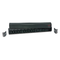 APC RACK PDU BASIC 1 U 16A 230V unité de distribution d'énergie 12 sortie(s) CA 0U/1U Noir (AP9559)